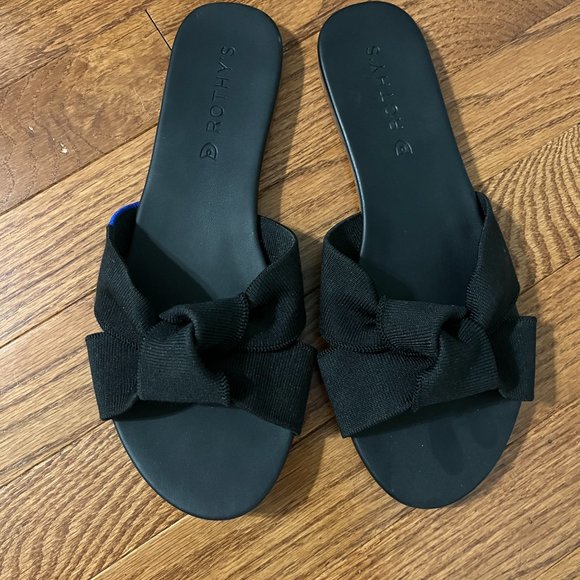 Rothy's Shoes - Rothy's - The Knot Sandal - Black - Size 7